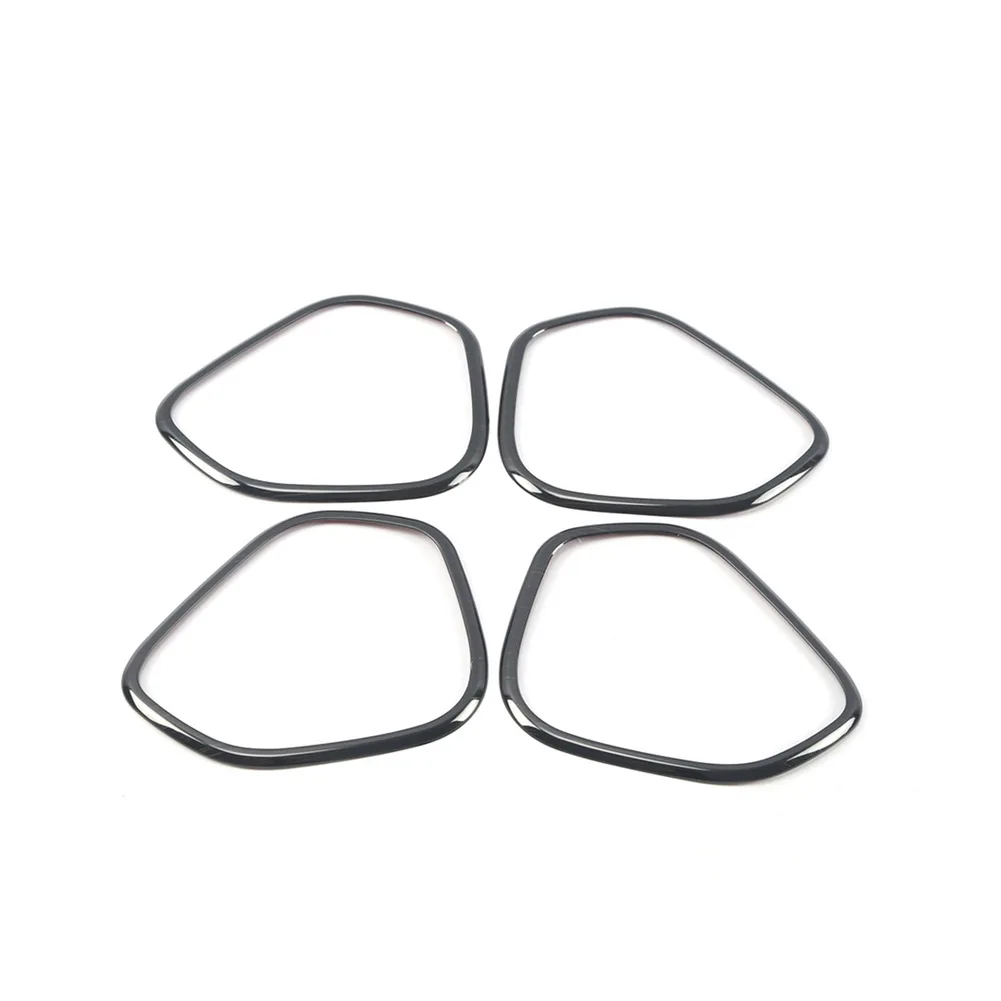 Car Audio Upgrade Door Speaker Trim Car Door Audio Trim Stainless Steel Material Polished Finish Easy Installation Precision Fit