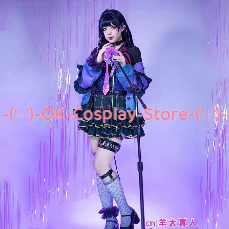 

Vtuber Meloco Kyoran Cosplay Costume Women Cute Party Dress Anime Clothing Halloween Uniforms Custom Made