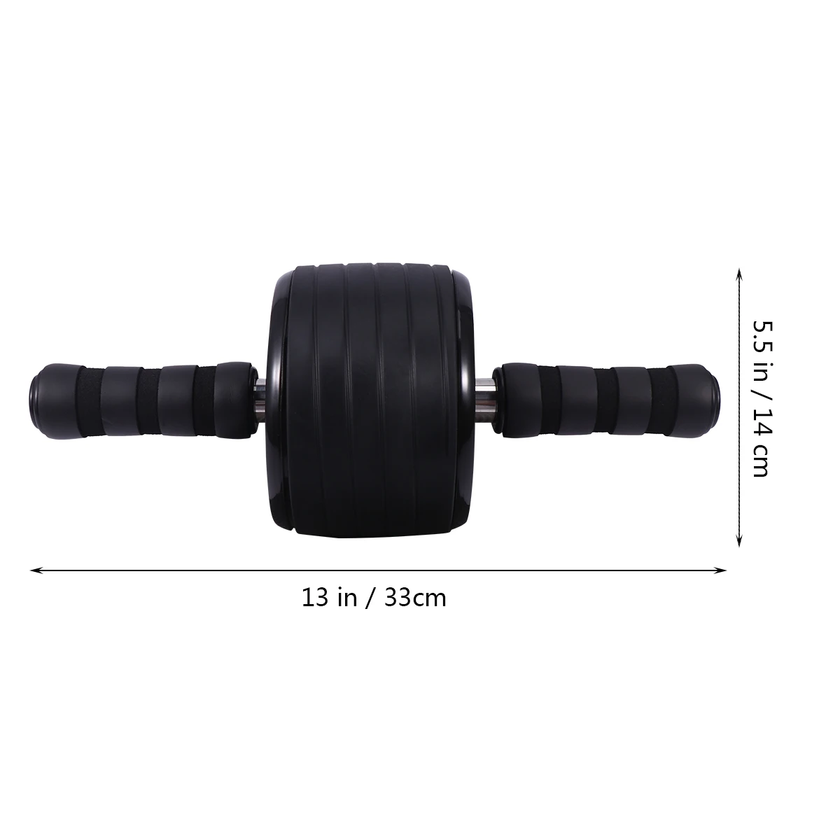

Mute Fitness Wheel Silent Roller Abdomen Exercise Device Black Workout Equipment Muscle Builder Portable Gym Accessories