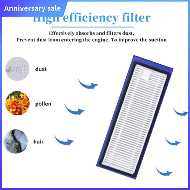 

6PCS Hepa Filters For Eufy Robovac L70 Hybrid Robot Vacuum Cleaner Replacement Parts Accessories Washable Filters