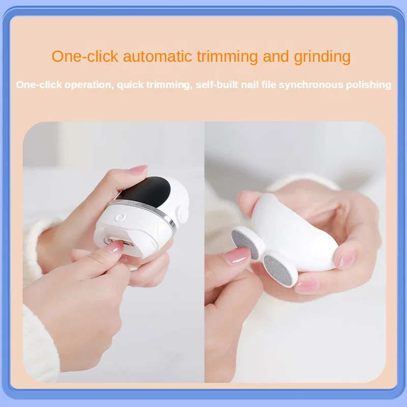 Xiaomi Youpin ไฟฟ้าอัตโนมัติกรรไกรตัดเล็บ Light Trimmer เล็บตัดเล็บเล็บสำหรับเด็กผู้ใหญ่ Care กรรไกรเครื่องมือ