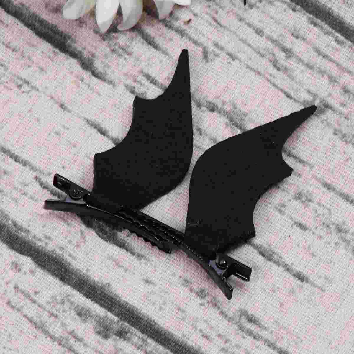 

Bat Hair Clip Jewelry Halloween Clips Hairpin Party Barrettes Accessories Black