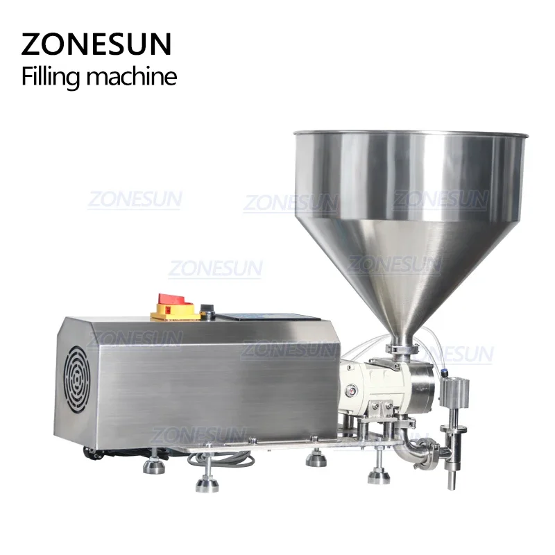 ZONESUN ZS-RPGT900 máquina de llenado de bomba de Rotor semiautomática pasta de pegamento de Gel mermelada de miel esmalte de uñas relleno de carne queso