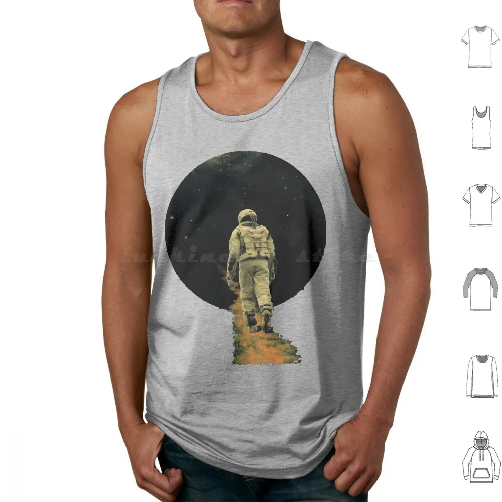 Interstellar Walk Tank Tops Vest Sleeveless Interstellar Intersteller Christopher Nolan Inception Matthew Mcconaughey Space