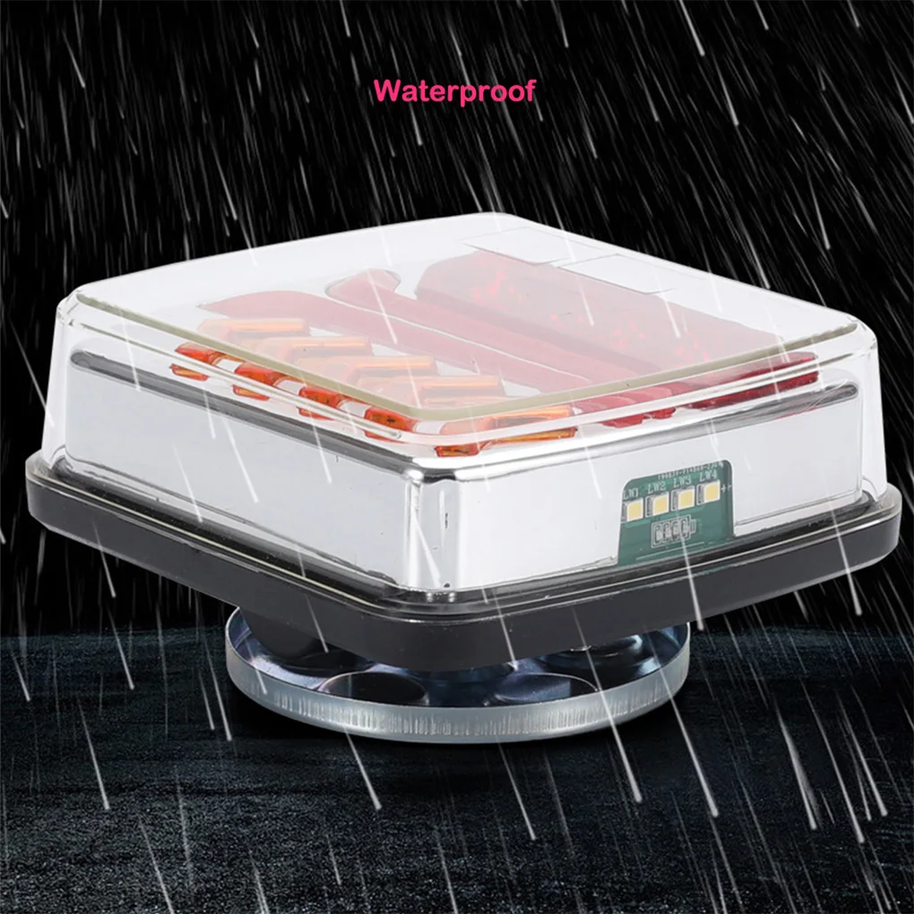 

Светодиодные стоп-сигналы для грузовиков Магнитные беспроводные фонари для прицепа Стоп-сигнал для прицепа Задний светодиодный предупредительный сигнальный фонарь Задний