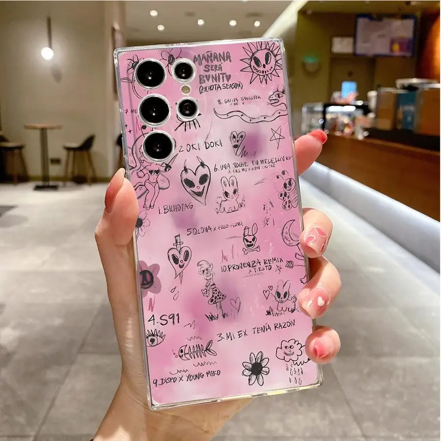 Custodia morbida trasparente per Samsung Galaxy S22 Note 10 20 Ultra S10 Plus S23 S20 S21 S24 FE S25 Ultra K-karols G Fashion