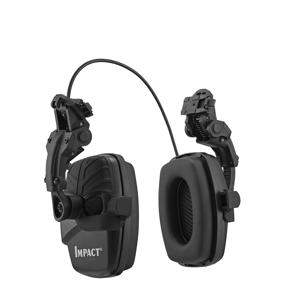 NEW Upgrade Hunting Shooting Helmet Electronic Earmuffs Helmet Track Adapter Tactical Headphone Holder Noise Reduction Earmuffs