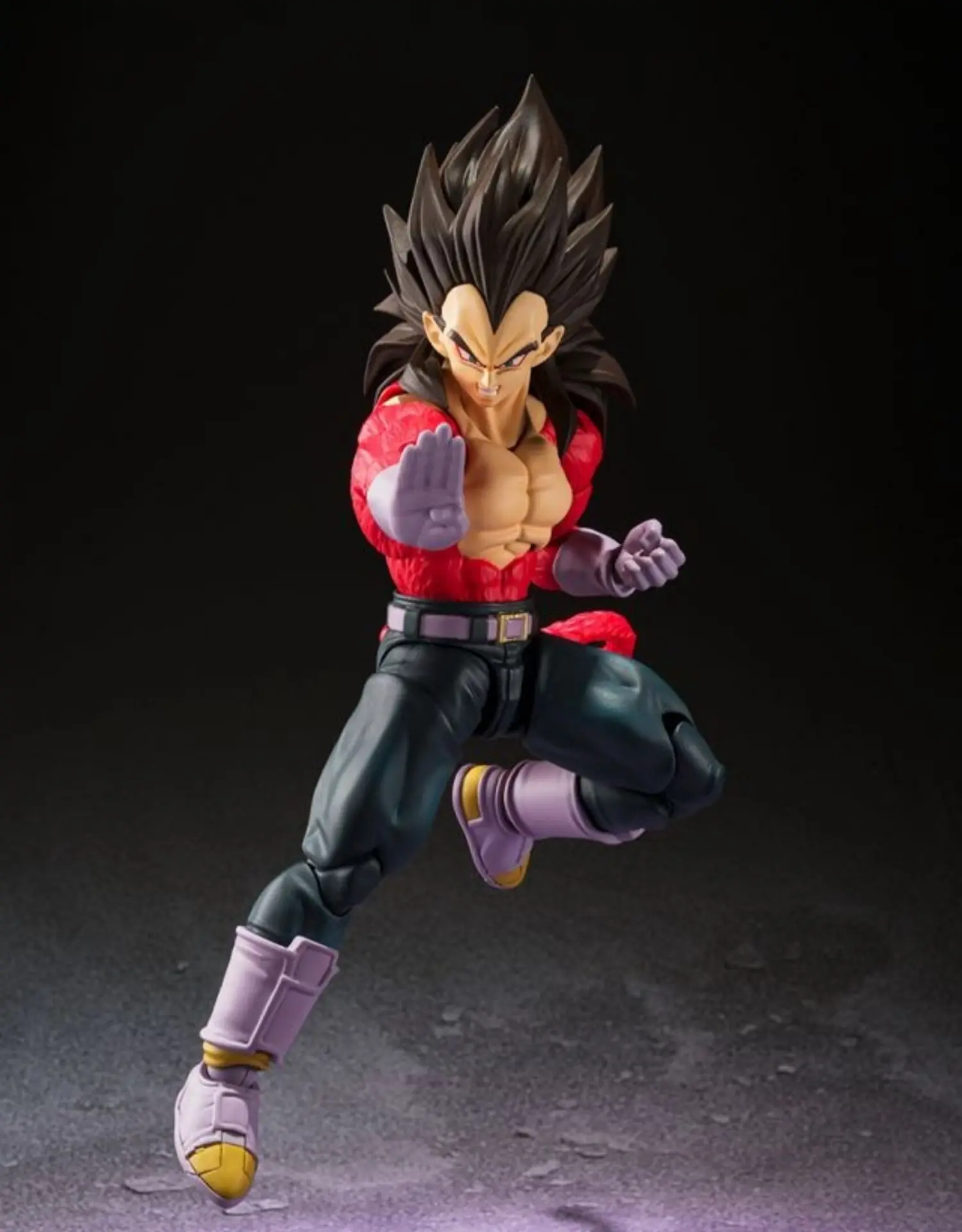 Bandai original shfiguarts vegeta ssj4 super saiyan 4 action figur dragon ball gt sammlung modelle cooles spielzeug weihnachts geschenke