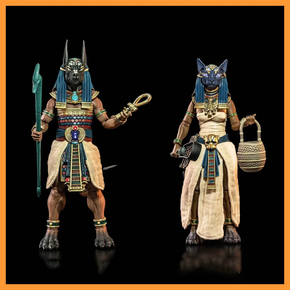 In Stock Egyptian Limited Four Horsemen 1/12 Collectible Anubis Cat Female Ancient Goddess Bastet Bast 6