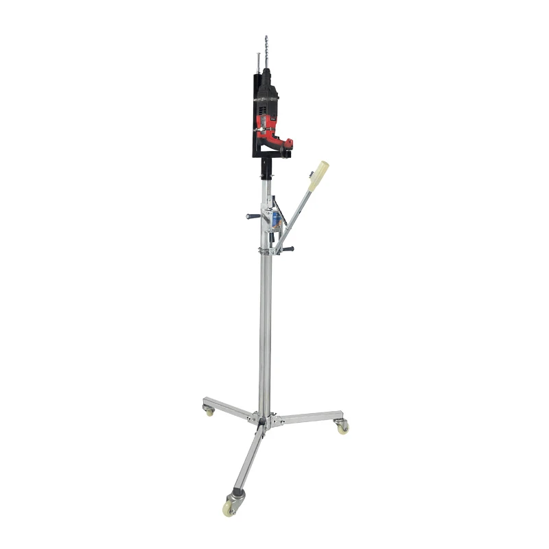 

Multi-functional base ceiling drilling hammer ceiling lifting fully automatic drilling bracket movable universal wheel