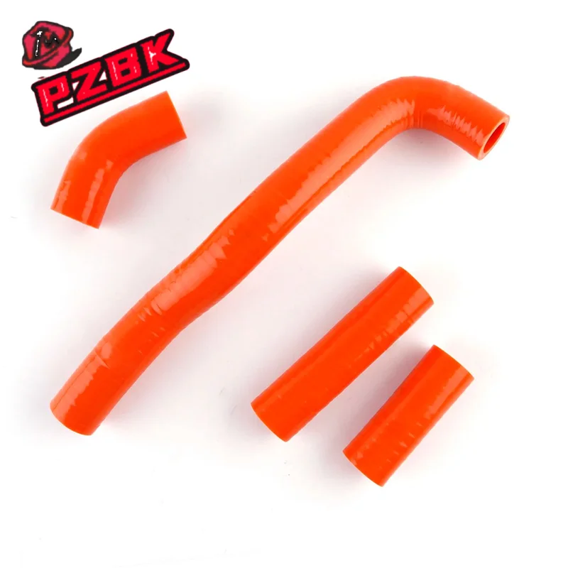 4PCS For 1986-2004 Kawasaki KX500 KX 500 1987 1988 1989 1990 1991 1992 1993 Motorcycle Silicone Radiator Coolant Tube Pipe Hose