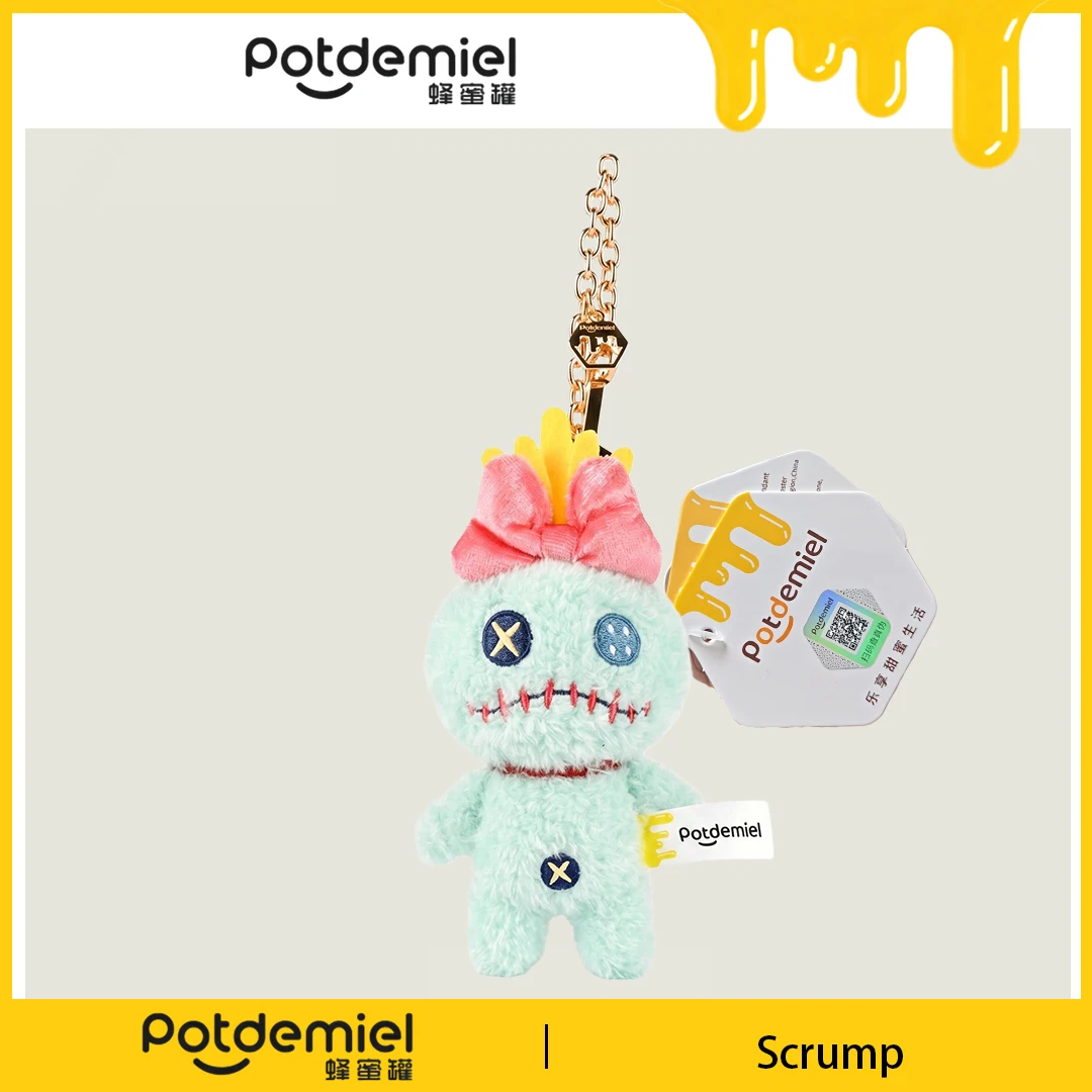 Potdemiel Disney Lilo Stitch Scrump Llavero de Peluche, Colgante para Bolso, Colgante para Teléfono, Llavero para Coche, Para Uso Diario, Regalo de Recuerdo para Niños y Festividades