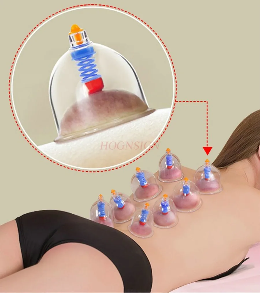 1set Vacuum cupper household set with electric suction gun, cupping canister, moisture absorbing canister, gas canister