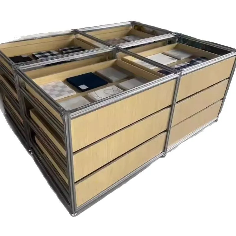 

Ocean plate storage chest, birch display cabinet, aluminum drawer cabinet