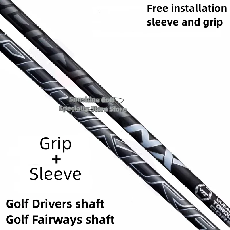 New Golf Shaft NX Black Golf Drivers Shaft S/R/X Flex Graphite Shaft Wood Shafts Free Assembly Sleeve and Grip