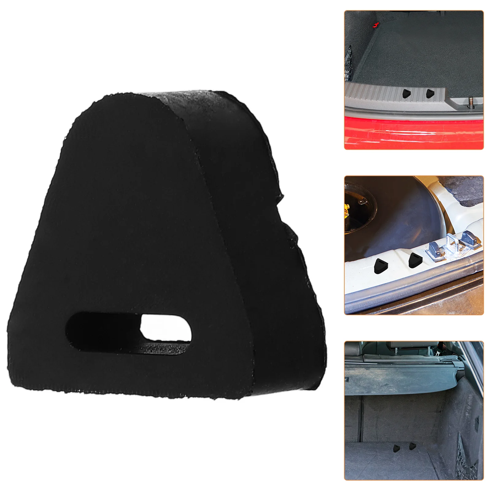 2 Pcs Tailgate Buffer Block Bumper Guards Bumpers Stop Cushion Rubber Door Cover Pedal