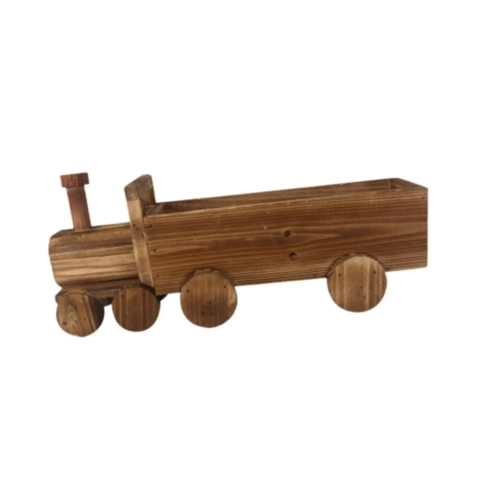 

Train Flower Pot Centerpiece Wooden Planter for Bedroom Office Living Room