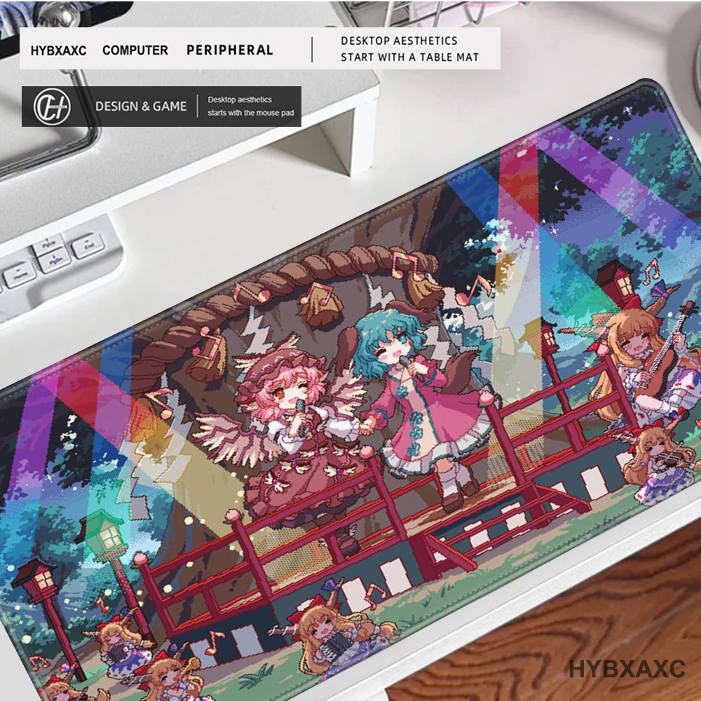

1000x500 Non-Slip Rubber Edge locking mousepads Game play mats Cute management Touhou Mystia's Izakaya for notebook PC computer
