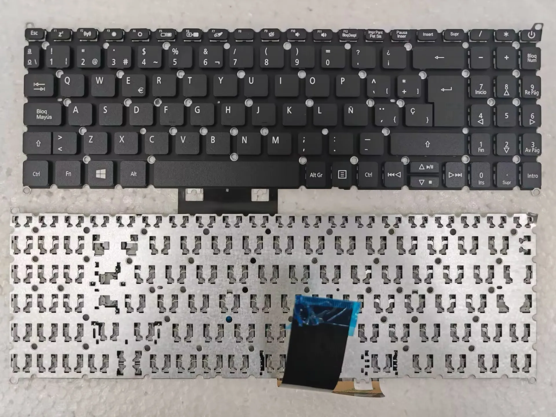 

Испанская клавиатура без подсветки для Acer Aspire 5 A515-43 A515-52G A515-44 A515-54G N20C4 A515-55 N18Q13 N19C1 A515-56 A516-56