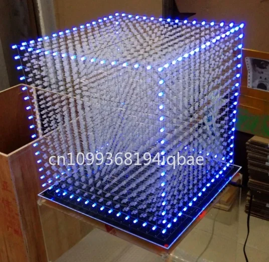 

3D 16-Cube Naked Eye 3D Smart Advertising Display Box 16x16x16 Light Cube Finished