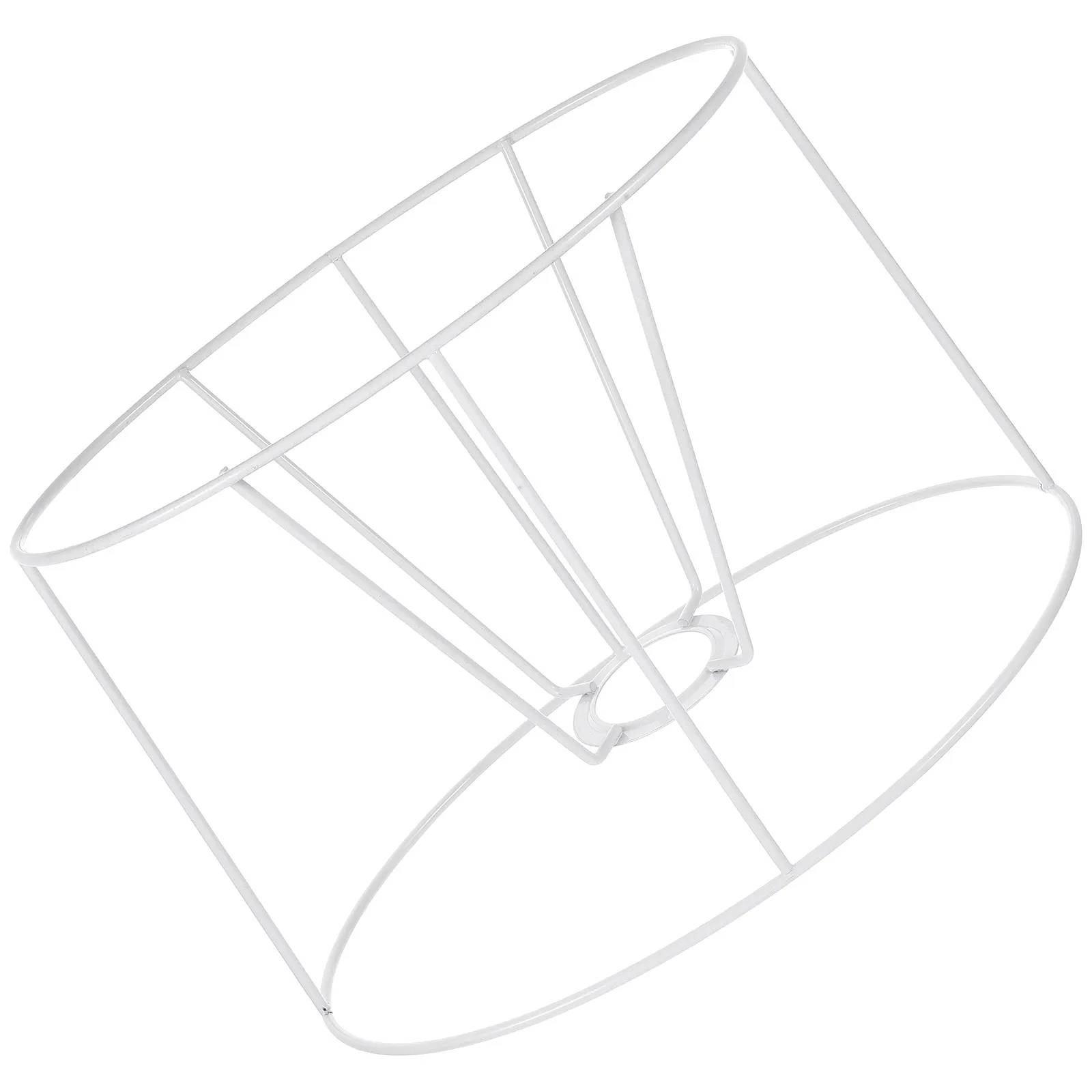 E27 European Vintage Lampshade Frame Oval Metal Cage Adjustable Light Angle Lamp Shade Replacement Wire Bulb Guard Holder