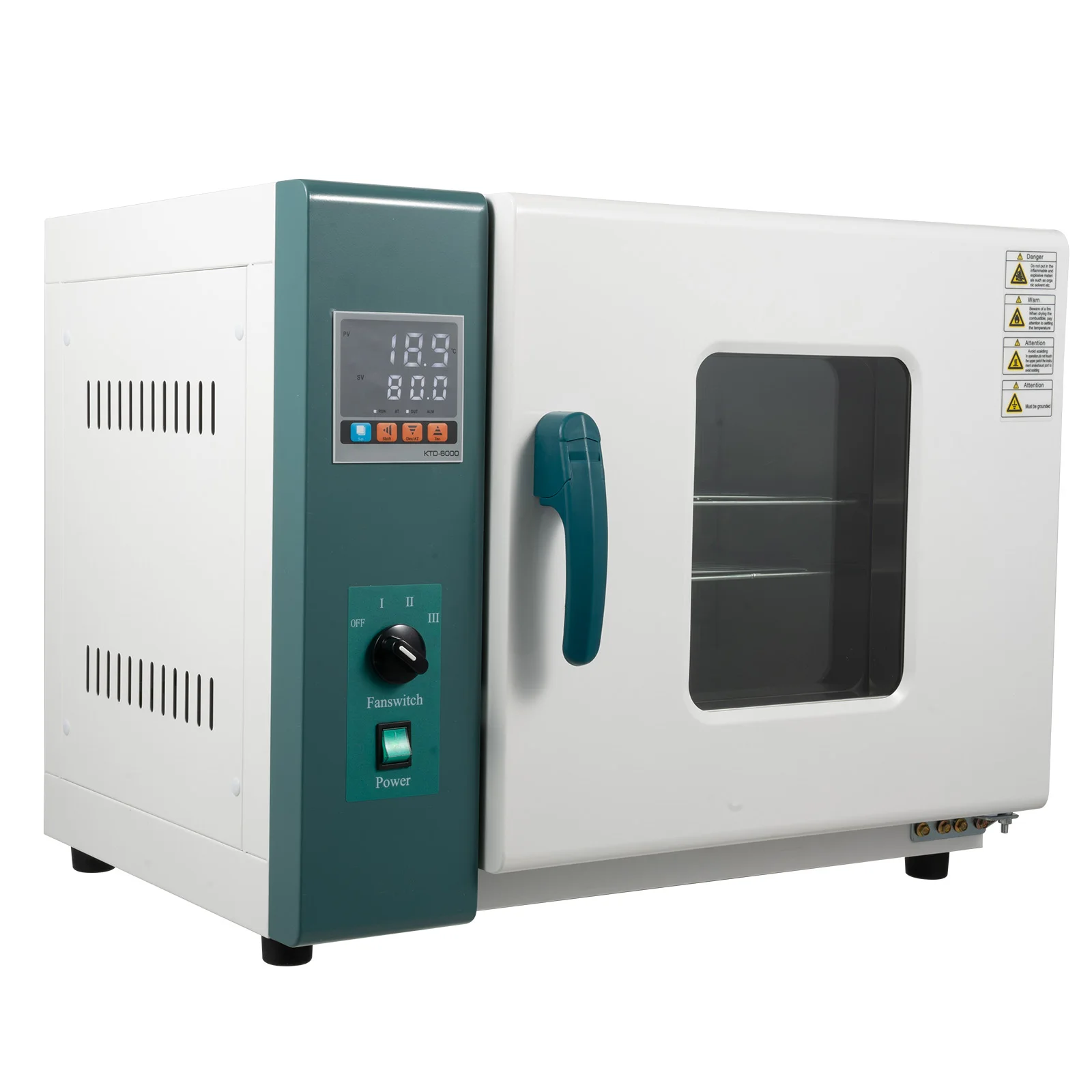 Lab Convection Oven, Digital Forced Air Convection Drying Oven Constant Temperature Blast Oven Low Noise Lab Thermostatic