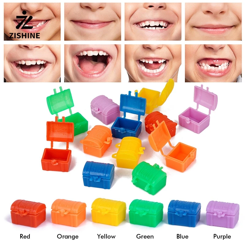 

15 шт., мини-коробка для сокровищ для детских зубов, коробка для хранения детских зубов, детский контейнер, пластиковый детский подарок, сувенир, коробка сокровищ