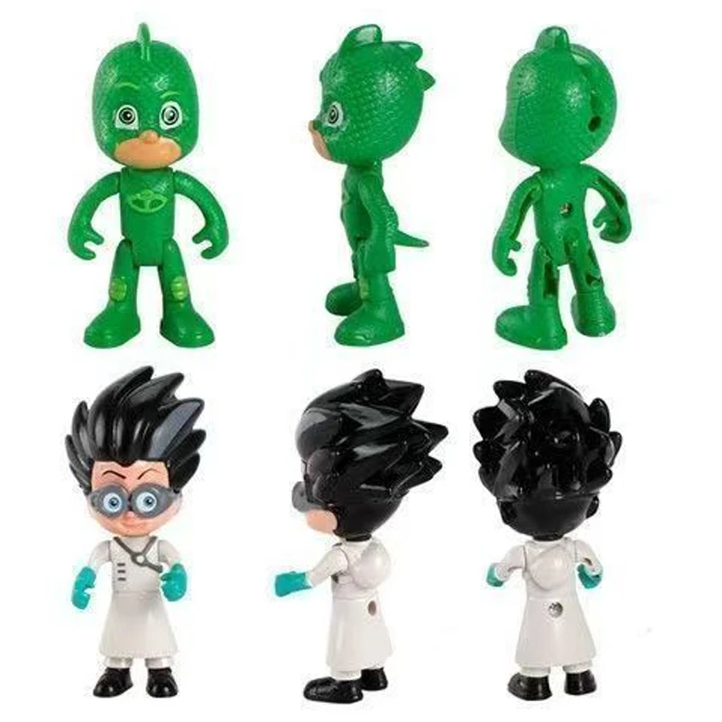 Masked Pajama Hero Sleepy Hero Masked Hero 6-Piece Jointed Action Figure Transformable Collectible Toy Set - view 5