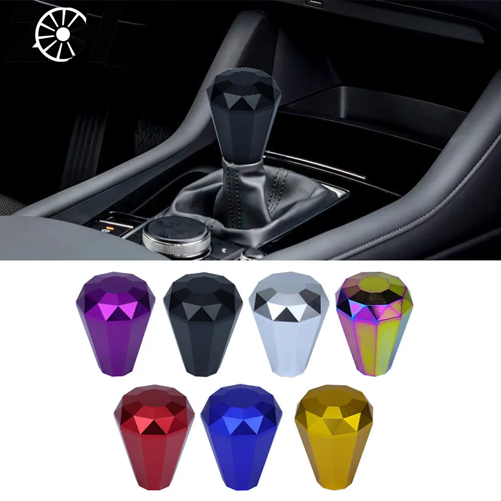 Car Universal Gear Shift Knob AT MT Aluminum Manual Transmission Shifter Stick Handle Lever AT MT 8MM 10MM 12MM