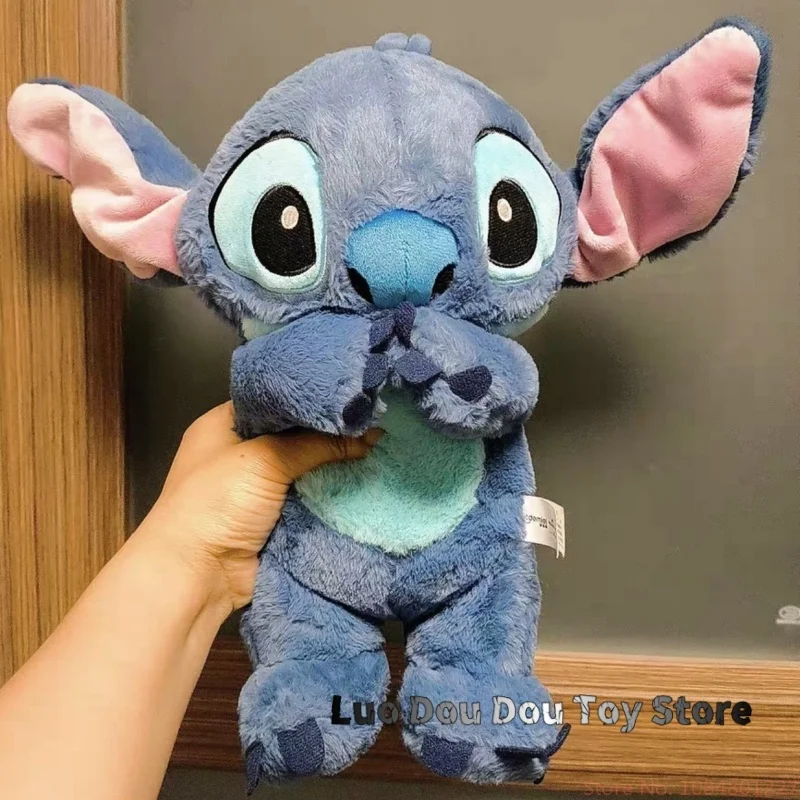2025 Disney Lilo & Stitch peluche poupée assise point peluche voiture oreiller réconfortant jouet enfants noël anniversaire cadeau