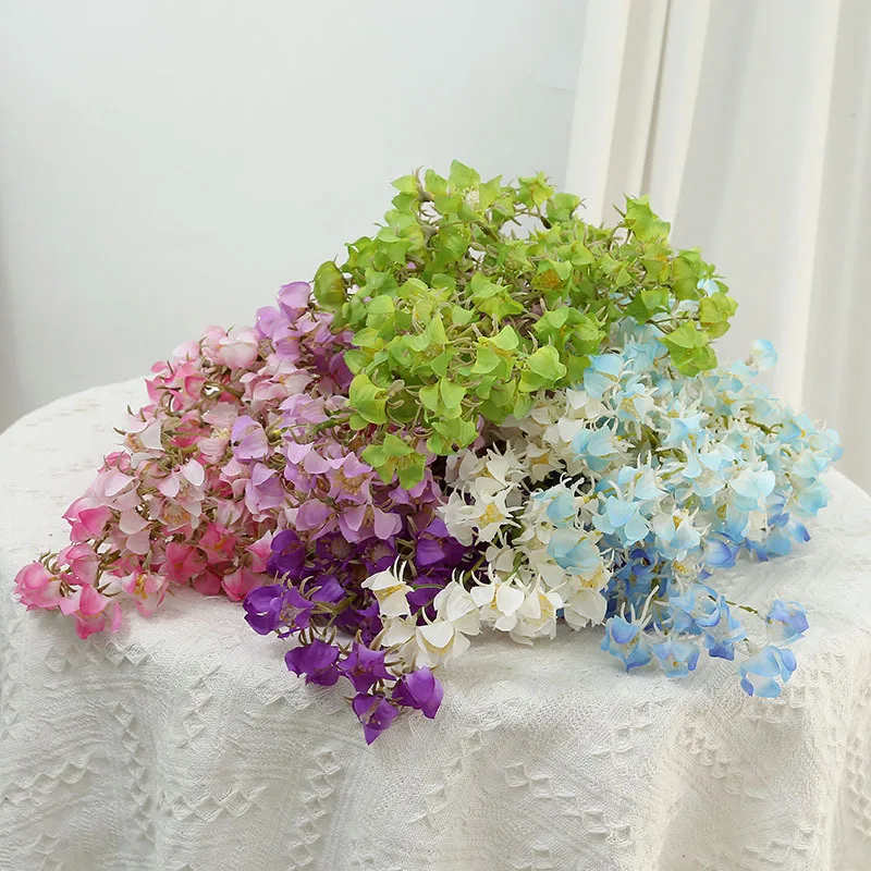 5 Stück/Set Künstliche Blumen Sternfrucht Seidenblumen Hochzeitsdekoration Saal Blumenarrangement Künstliche Orchideen Heim-Party Tischdekoration – Detail 3