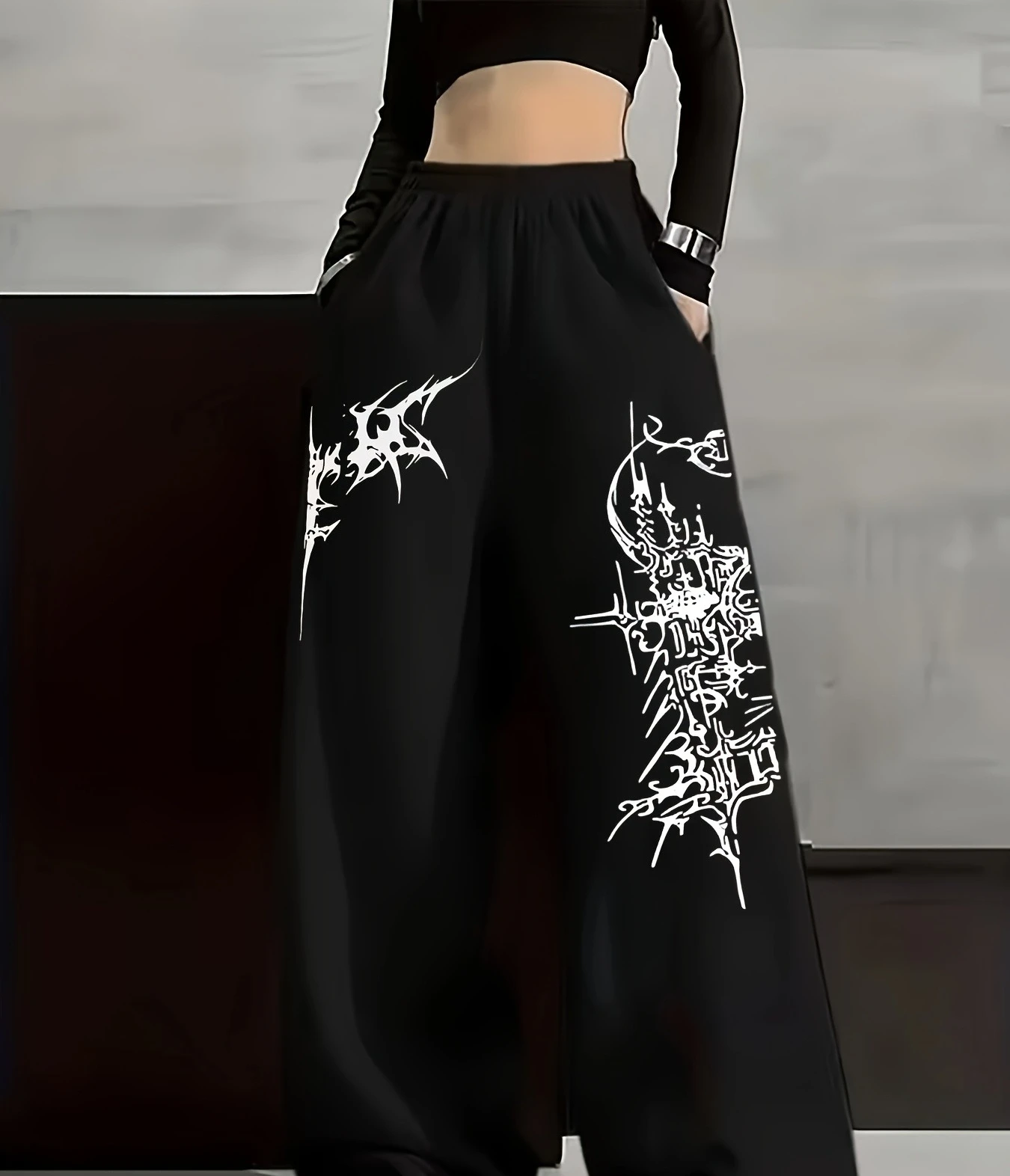 

2026 Summer Hot Selling Fashion New Style Cool Gothic Outdoor Sports Leisure Pants Hip Hop Street Wear Loose Pants Large Size