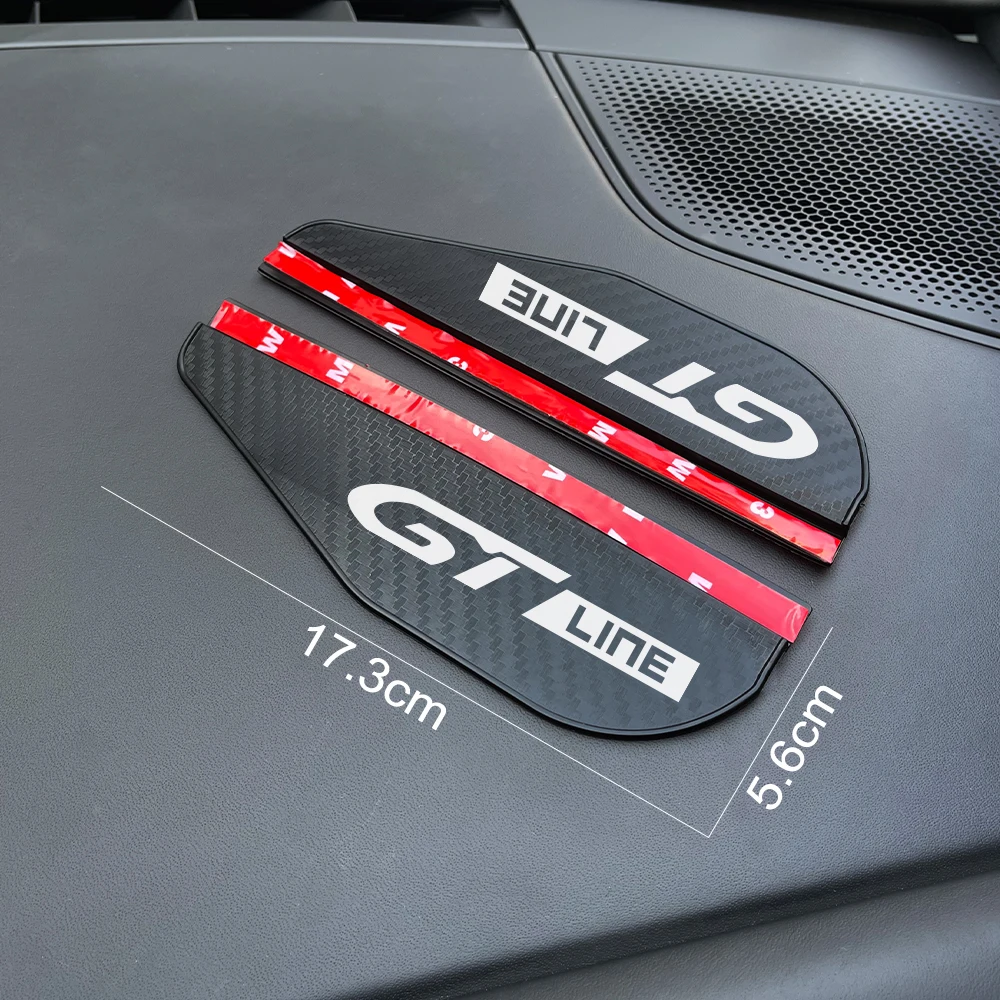 مرآة الرؤية الخلفية للسيارة ملحقات غطاء حاجب المطر لبيجو GT GTline 3008 308 208 508 2008 قابض 5008 207 206 408 108 4008 #6