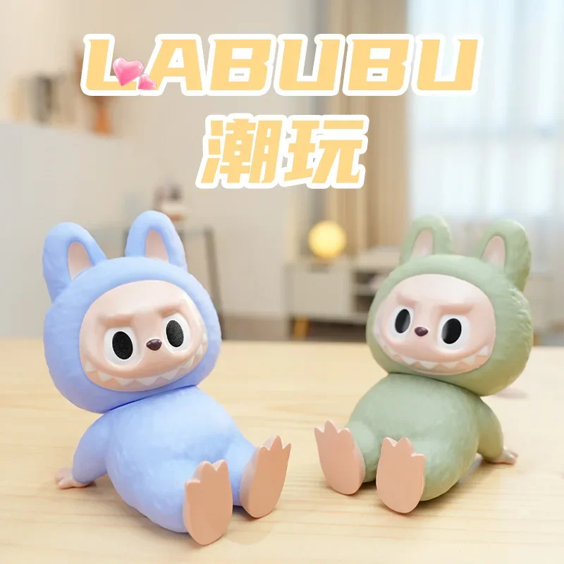 Cute Cartoon Ropa Labubu Original POP MART Labubu Mobile Phone Direct Ins Kawaii Vinyl Model Toys Ornaments Ornaments Gifts