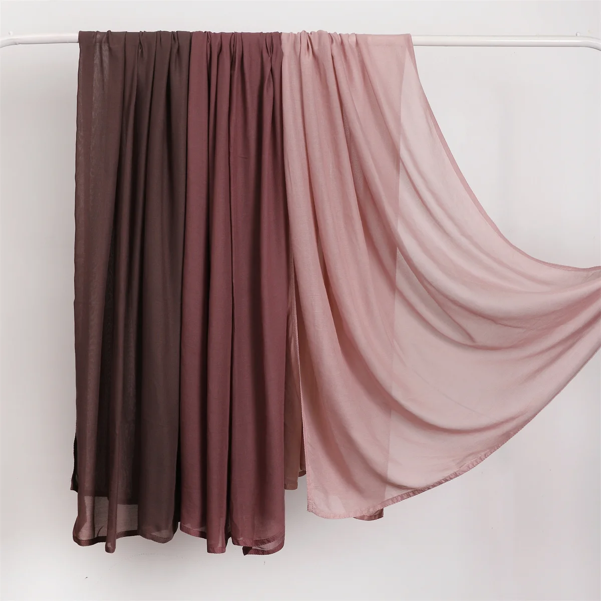 Baumwolle Rayon Modal Muslimischen Hijabs Für Frauen Schal Dünne Plain Schals Femme Musulman Weiche Kopftuch Islam Turban Stirnband 185*75CM