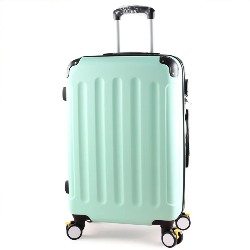 Nieuwe Bagage Abs Trolley Case Hoek Krasbestendige Lederen Koffer Grote Capaciteit Koffer Voor Boarding Case Reiskoffer