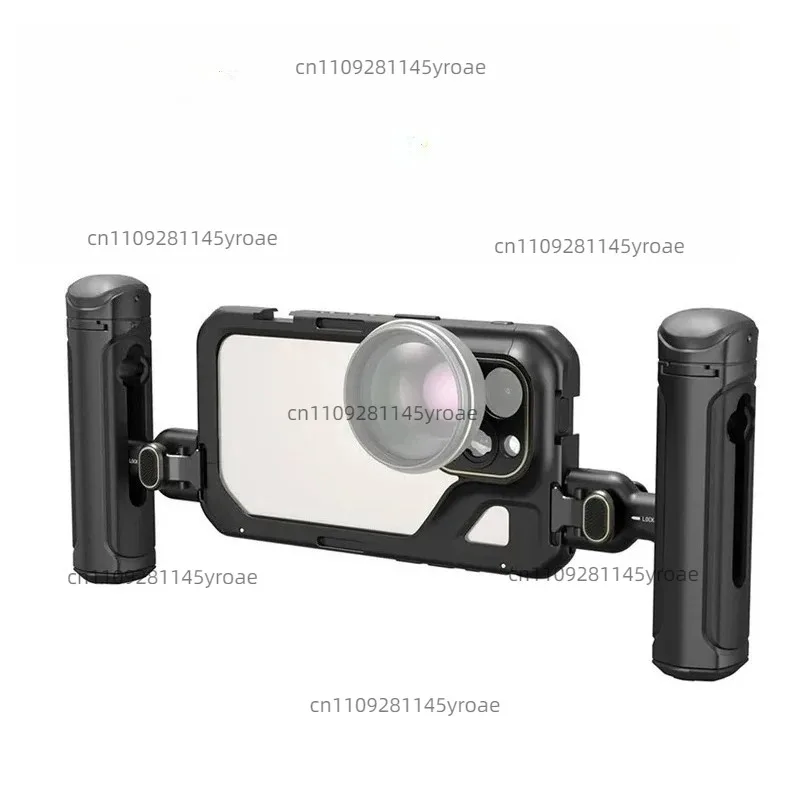 Kit De Cage VidéO Mobile Pour Iphone 15 Pro Max, Cage Pour Smartphone Pour Vloguer Et Filmer