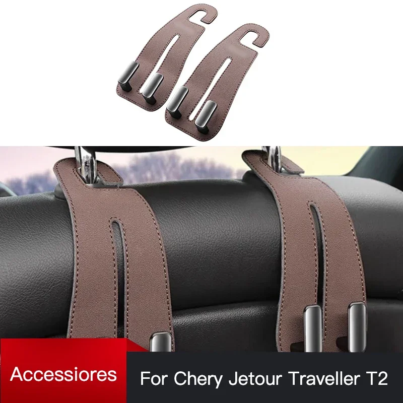 

Car Seat Backrest Hook Fit Modification High-end Car Hook Car Interior Accessories For JETOUR Traveler T2 2023