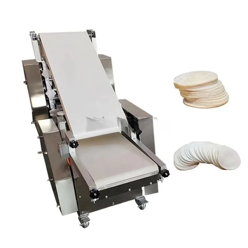 Industrial Dumpling Wrapper Machine / Samosa Sheet Making Machine / Automatic Samosa  Making Machine