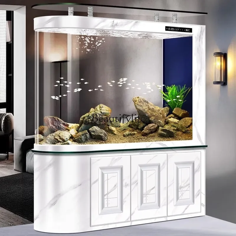 54-*Living room household medium and large fish tank bullet bottom filter ecological free care