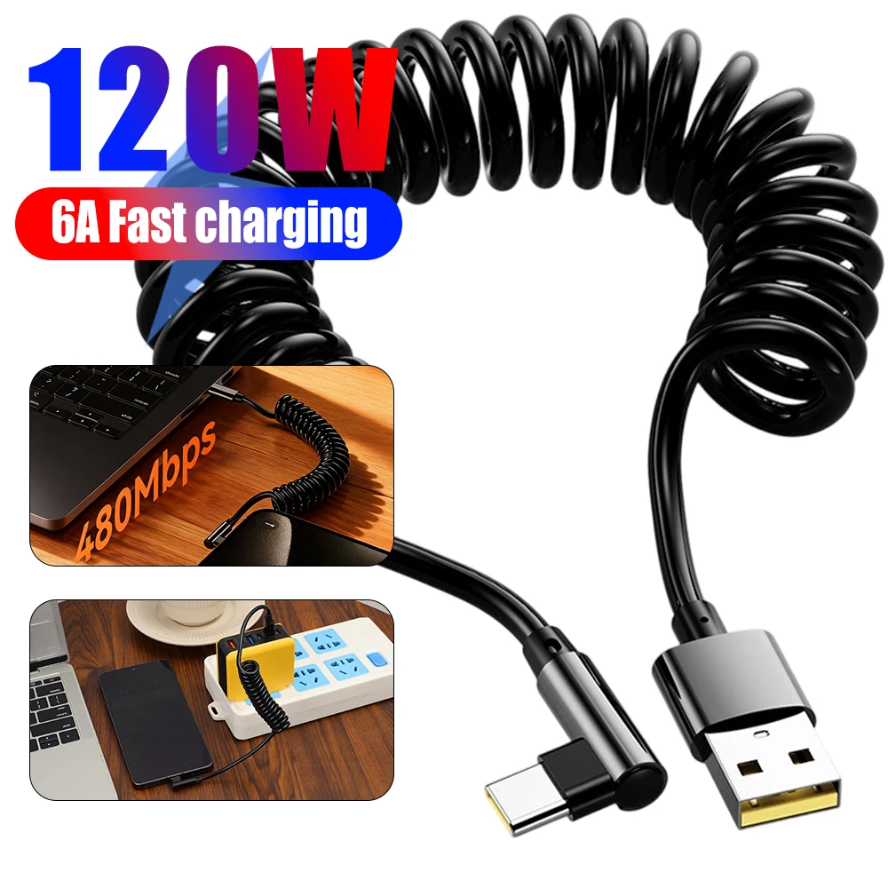 120W 6A Usb A To Ty… - image