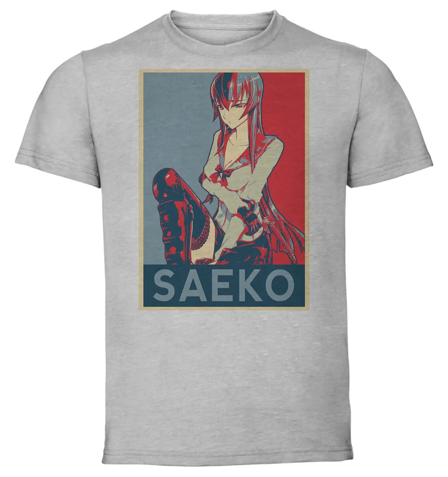 

- Propaganda - Highschool of the Dead - Saeko Variant 01 T-Shirt- Unisex clothing