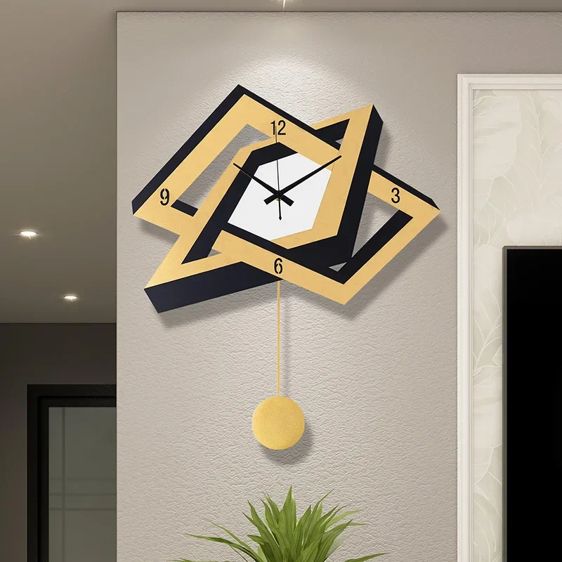 Living Room Wall Clocks Classic Style Art Modern Creative Aesthetic Silent Wall Watch Minimalist Horloge Murale Home Decoration