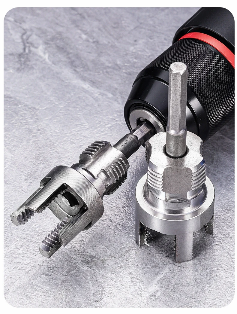 Integrated Internal External Pipe Threading Tool (3/4