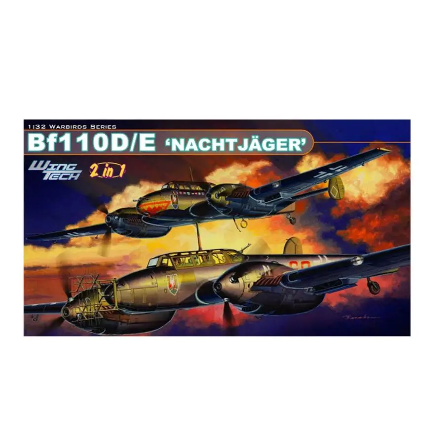 DRAMI DM3210 1/32 BF110D/E “Night Hunter”Fighter Precision Assembly Model Kit