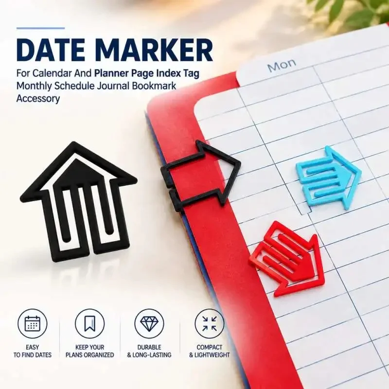 Calendar Date Marker Planner Date Tab Label For Agenda Journal Monthly Schedule Page Marking Tool