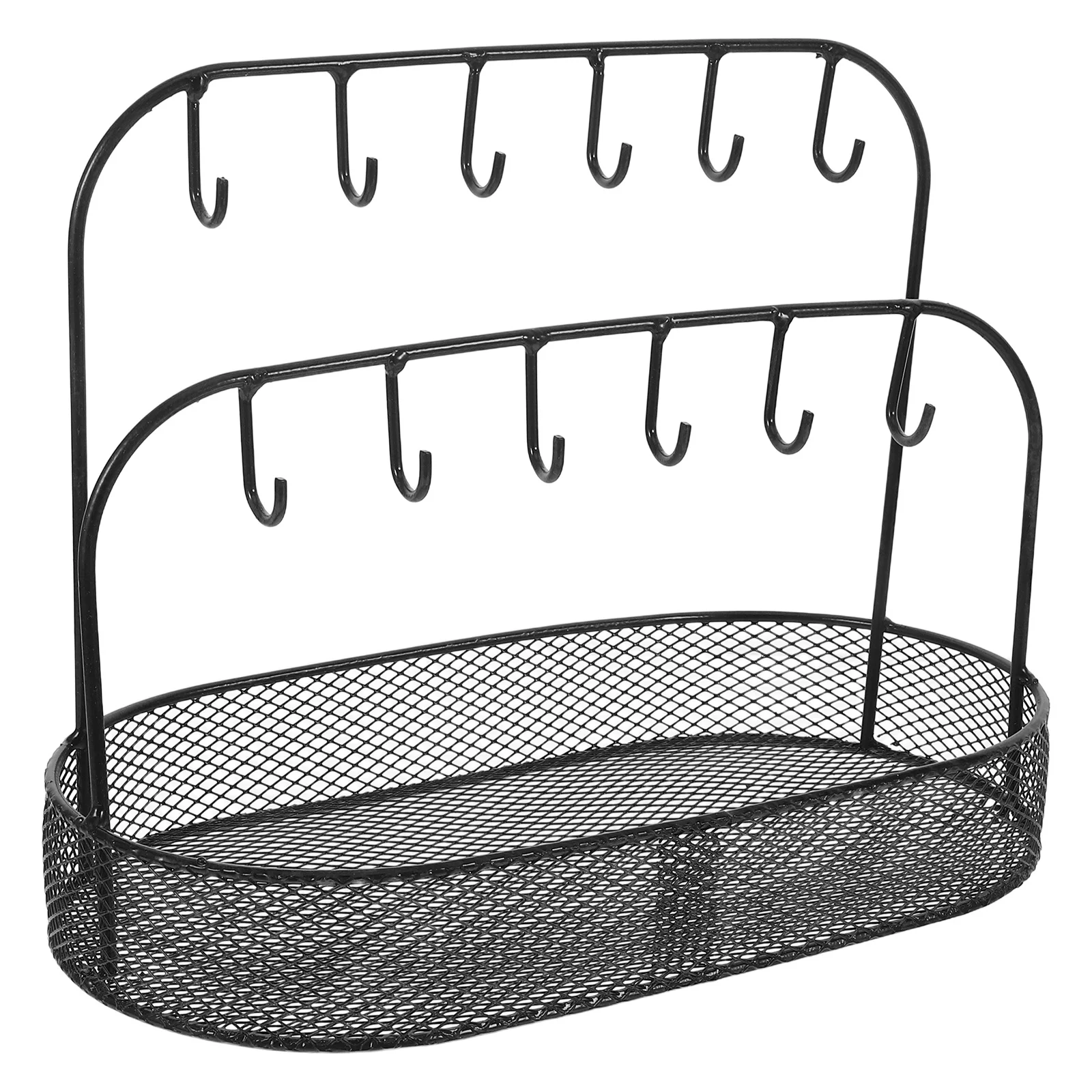 Desktop Organizer Iron Storage Basket For Keys Jewelry Sundries Entryway Tabletop Organizer Home Decor Decorative Rack