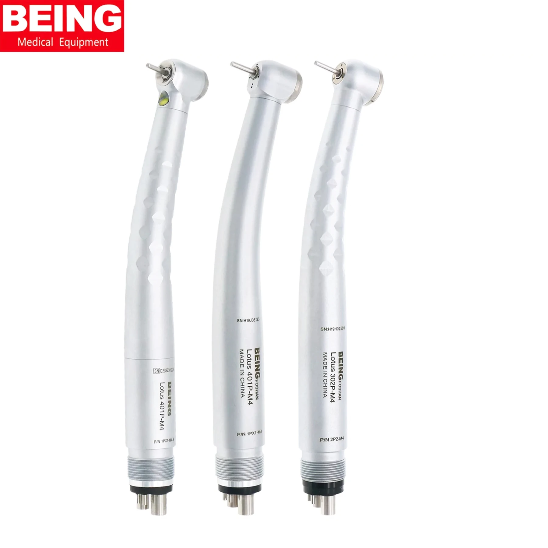

BEING Dental High Speed Air Turbine Handpiece LED Self Power Fit Compatible NSK PANA MAX