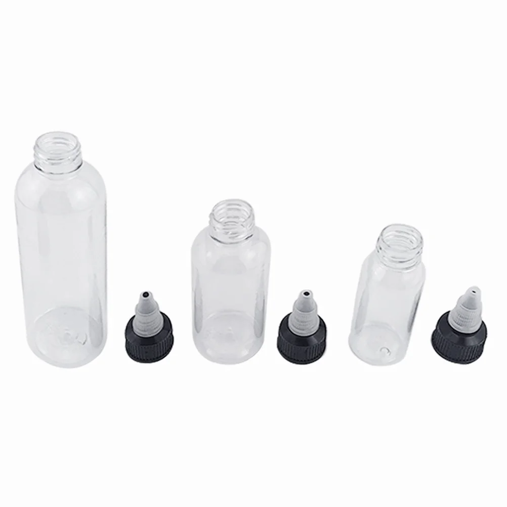 

15Pcs 60Ml Empty Ink Bottles for Tattoo Pigment Storage Large Capacity Lightweight Plastic Leakproof Containers Transparent