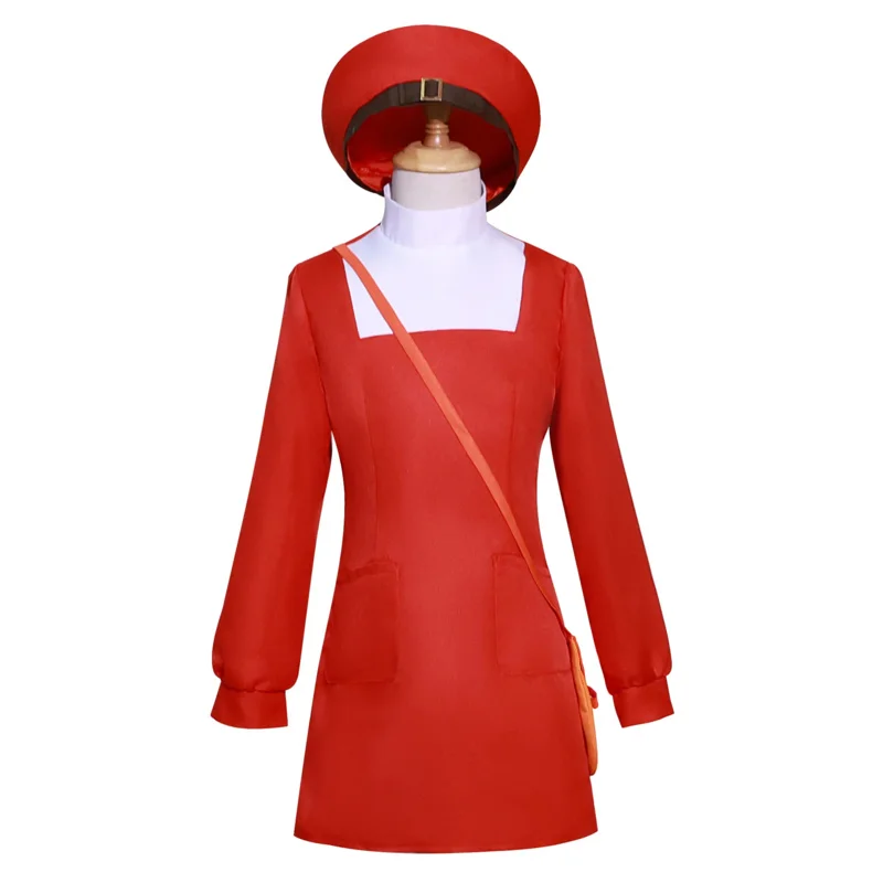 Anime Spy X Family Anya Forger Cosplay Costume Movie Girls Women Kids Uniform Dress Hat Outfit Suit Halloween Carnival Role Play